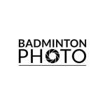 Photographe Badminton pour Badminton Photo. Logo minimaliste noir et blanc d'ouverture.